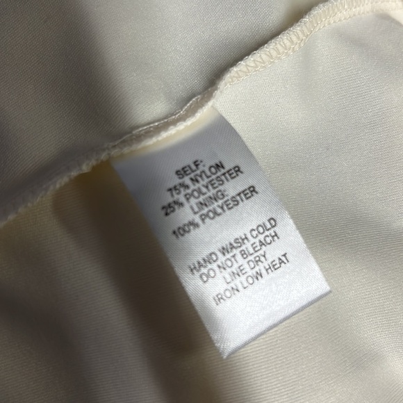 LULU’S CREAM & BLUE LAYERED V NECK SUNDRESS SMALL New - Picture 12 of 12